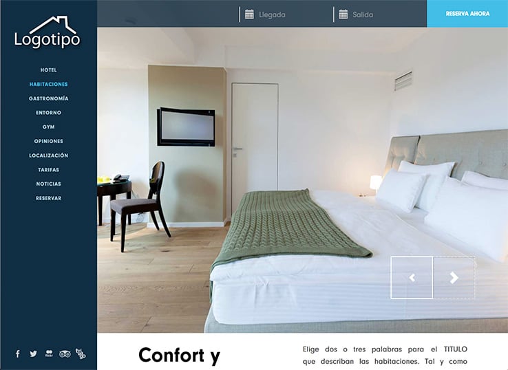 diseño web casas rurales