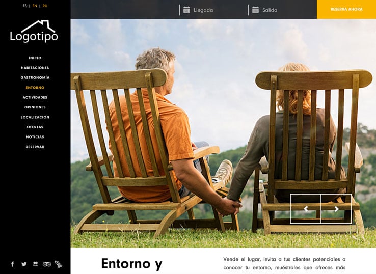 diseño web casas rurales