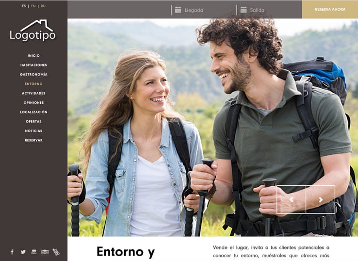 diseño web casas rurales