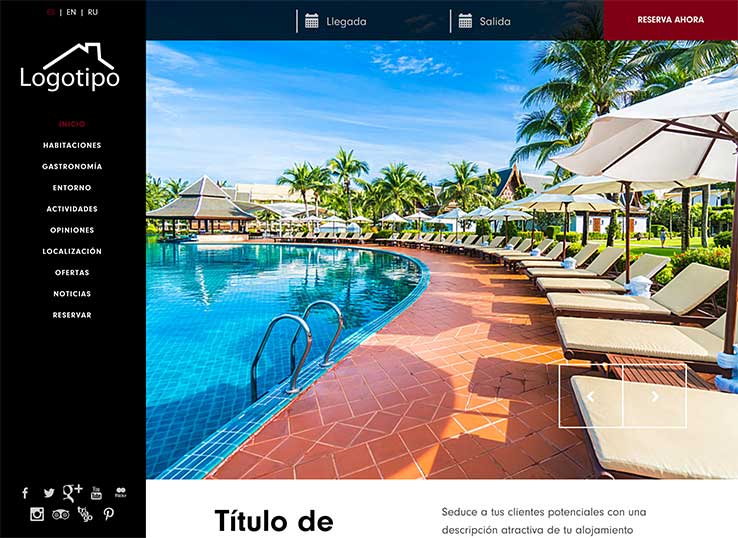 diseño web casas rurales