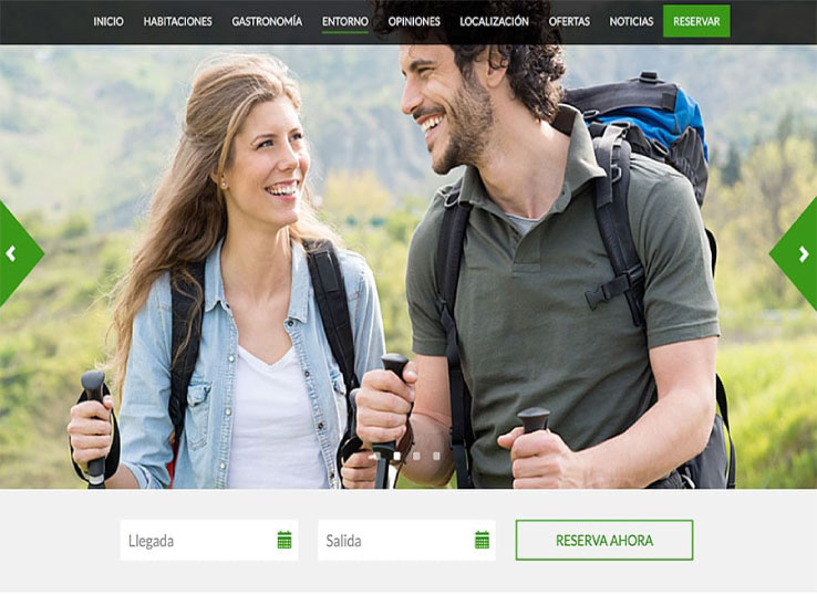 diseño web casas rurales