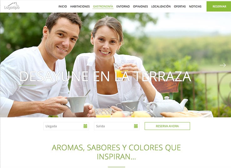 diseño web casas rurales