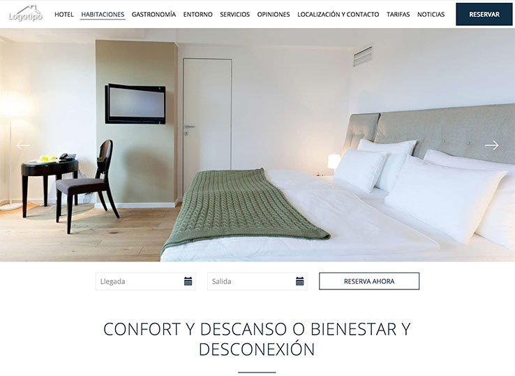 diseño web casas rurales