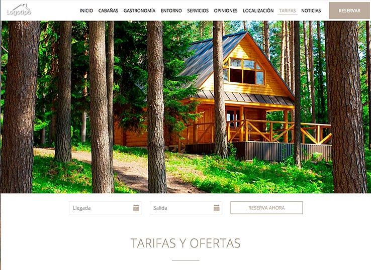 diseño web casas rurales