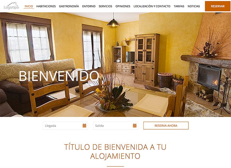 diseño web casas rurales