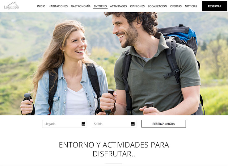 diseño web casas rurales