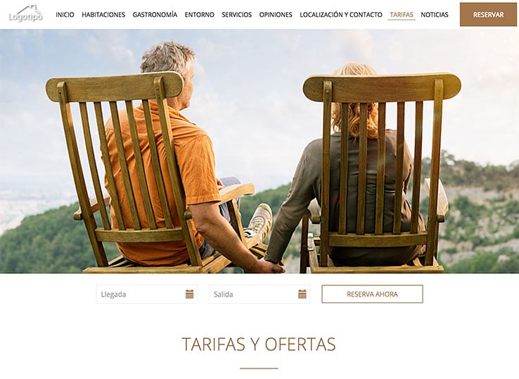 diseño web casas rurales