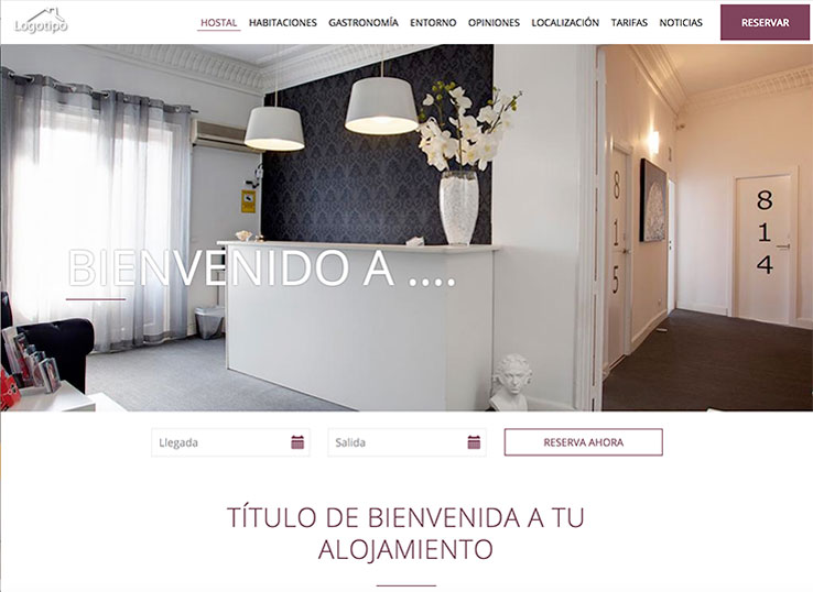 diseño web casas rurales