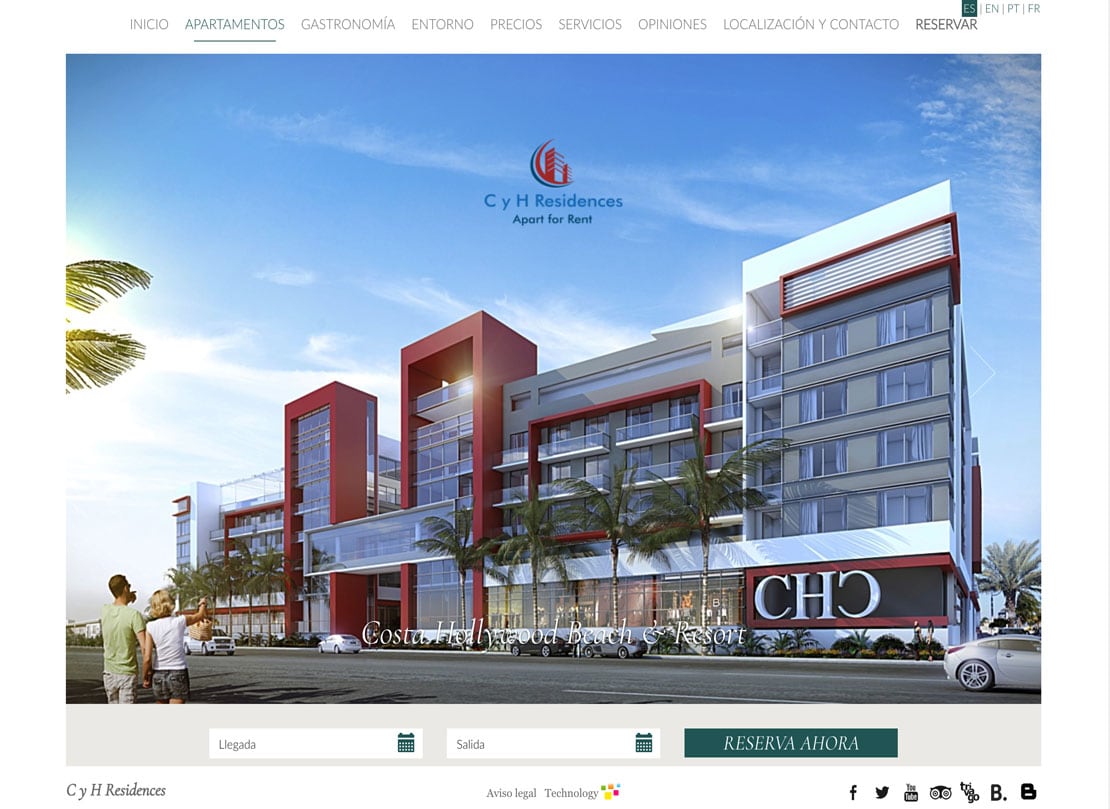 diseño web casas rurales