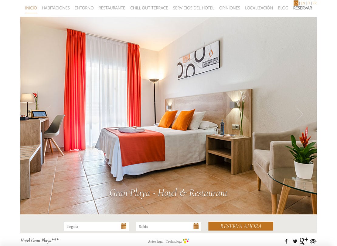 diseño web casas rurales