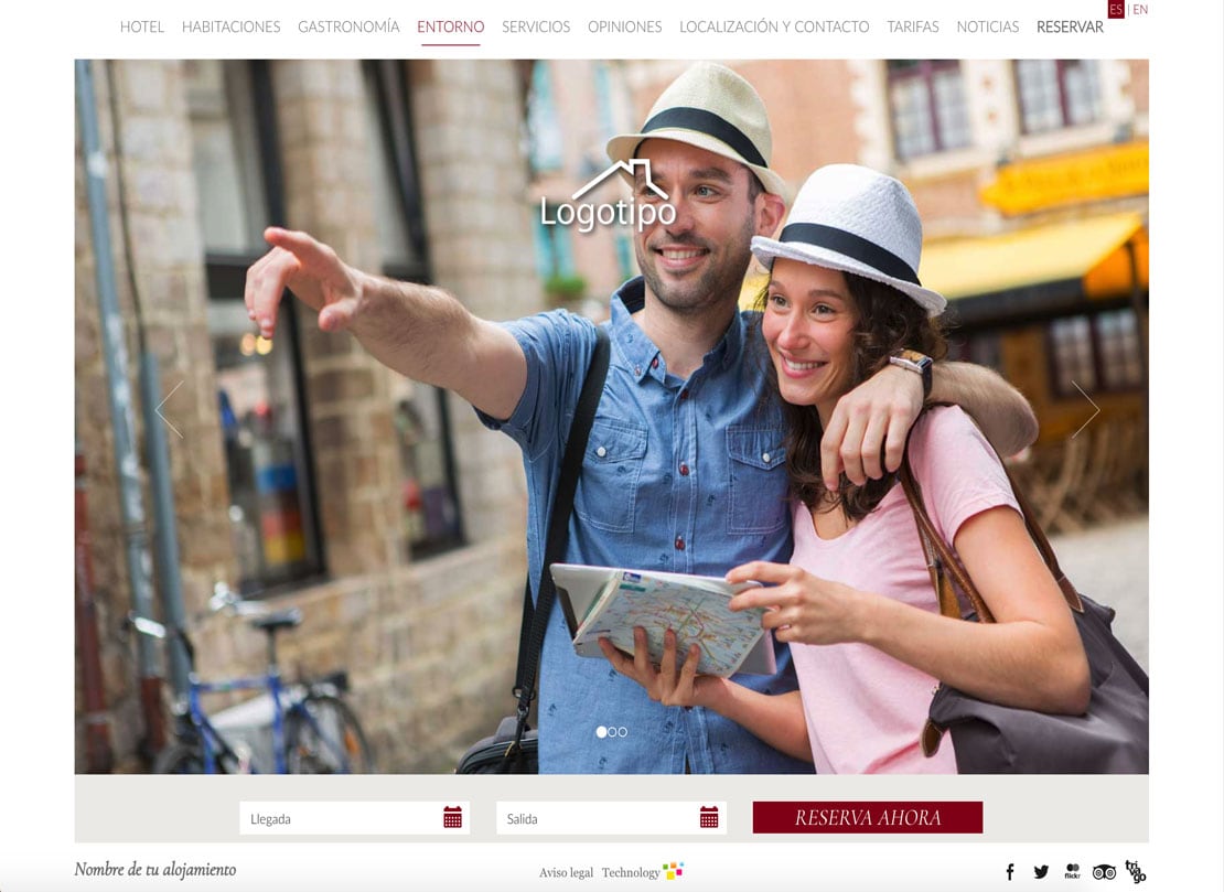 diseño web casas rurales