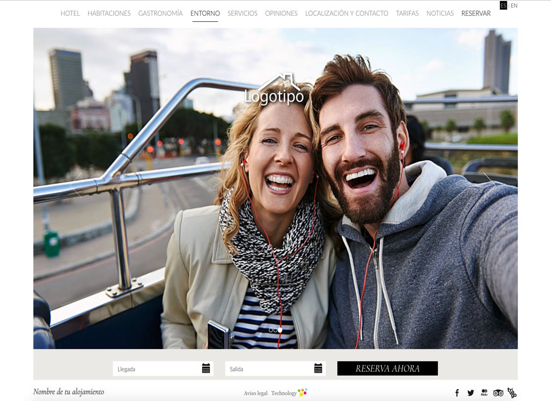 diseño web casas rurales