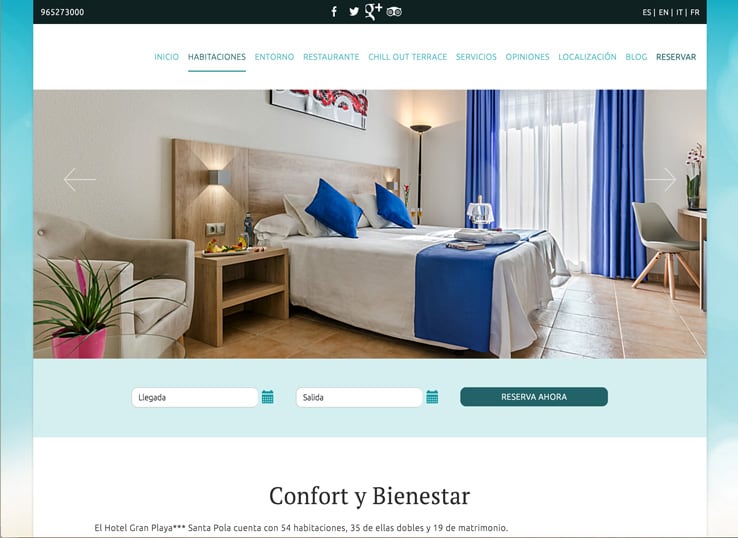 diseño web casas rurales