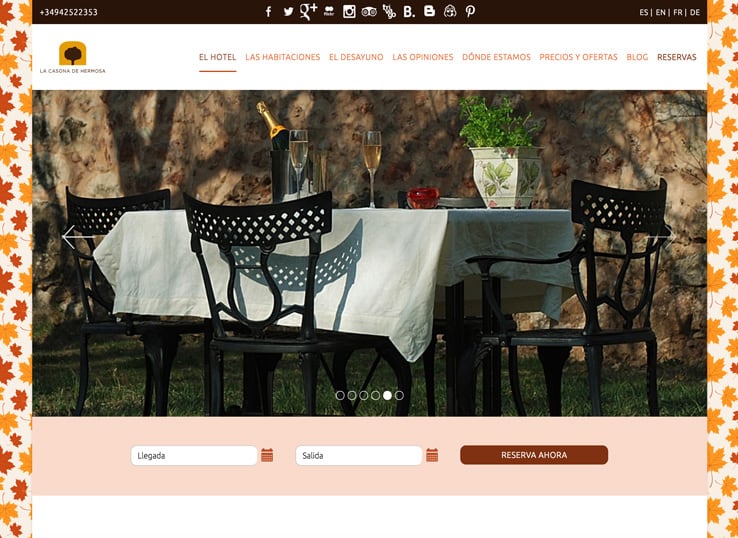 diseño web casas rurales