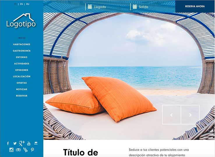 diseño web casas rurales