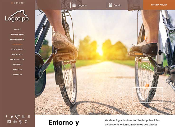 diseño web casas rurales