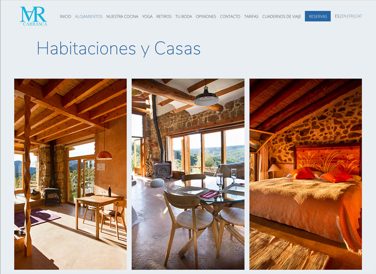 diseño web casas rurales