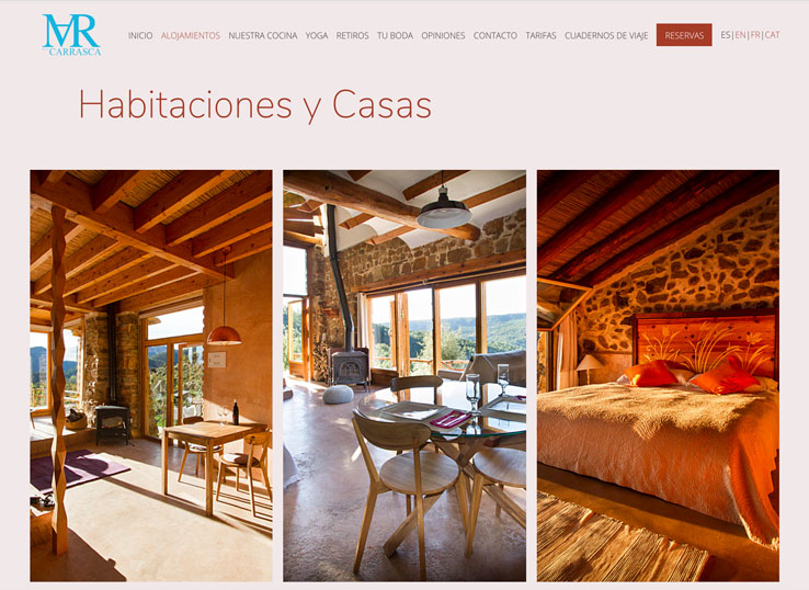 diseño web casas rurales