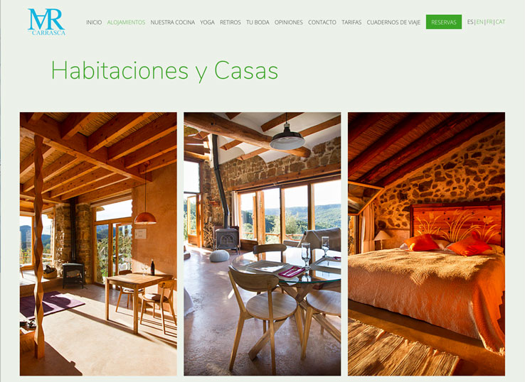 diseño web casas rurales