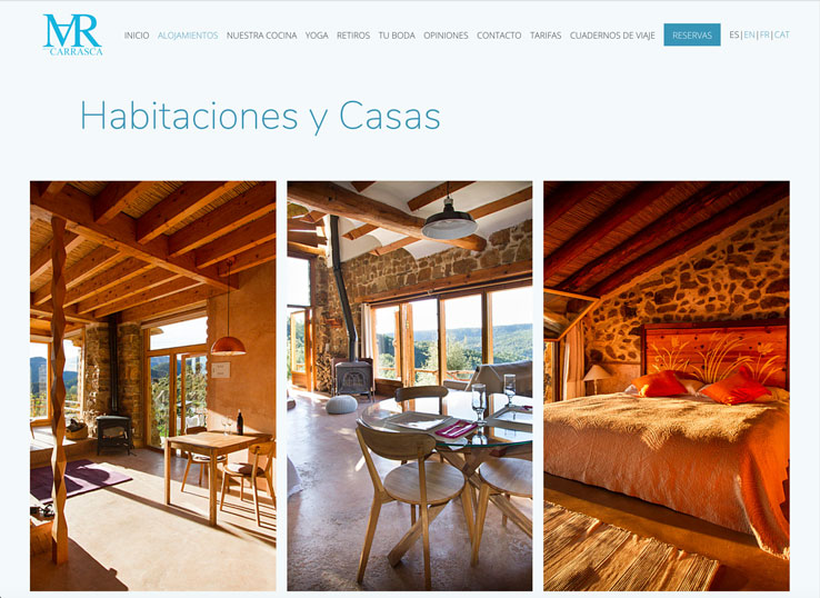 diseño web casas rurales