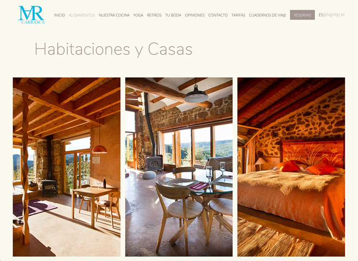 diseño web casas rurales