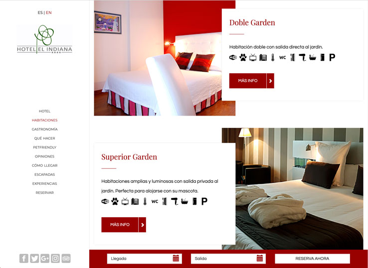 diseño web casas rurales