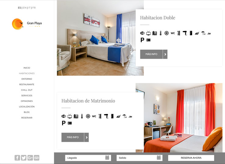 diseño web casas rurales