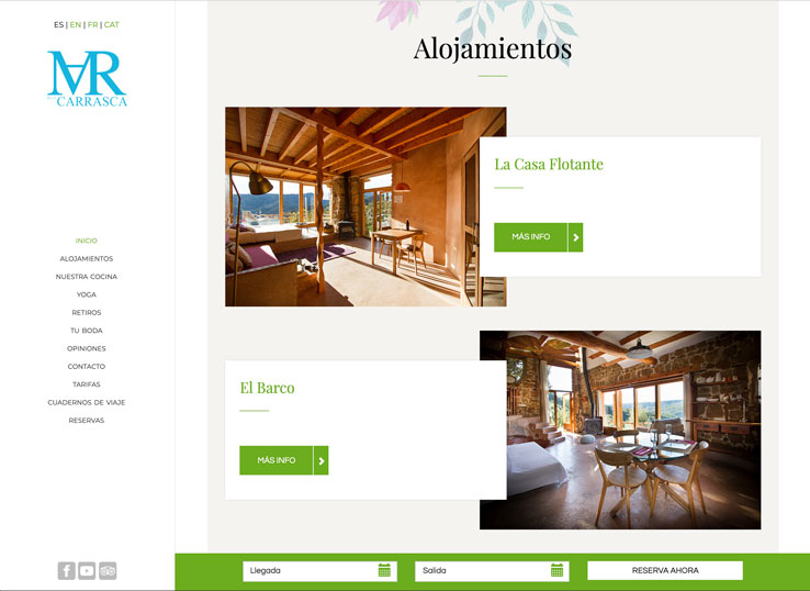 diseño web casas rurales
