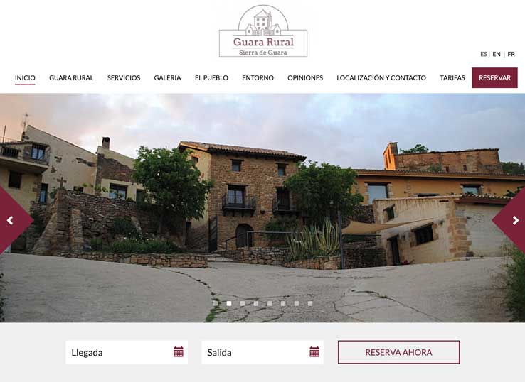 diseño web casas rurales