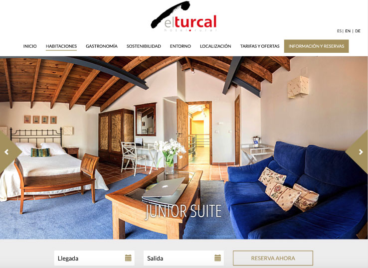 diseño web casas rurales