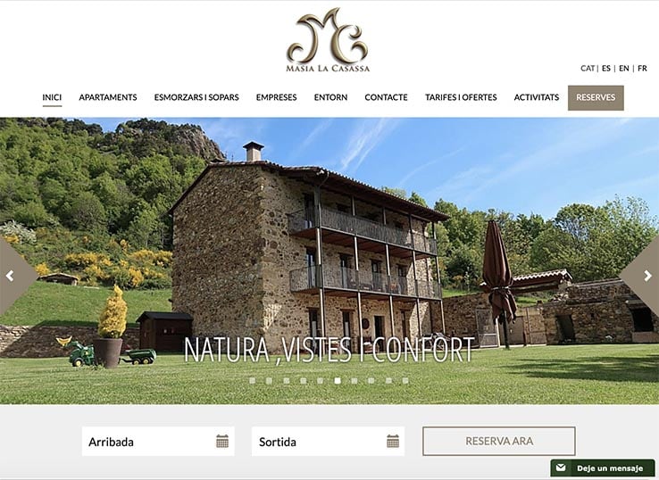 diseño web casas rurales
