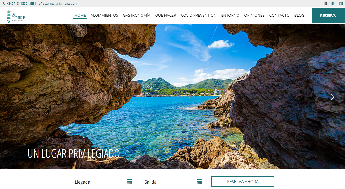 diseño web casas rurales