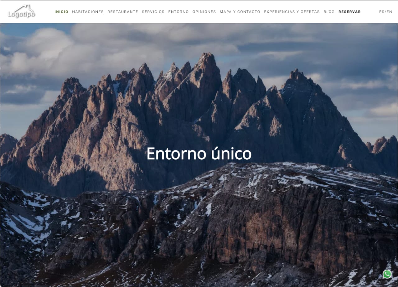 diseño web casas rurales