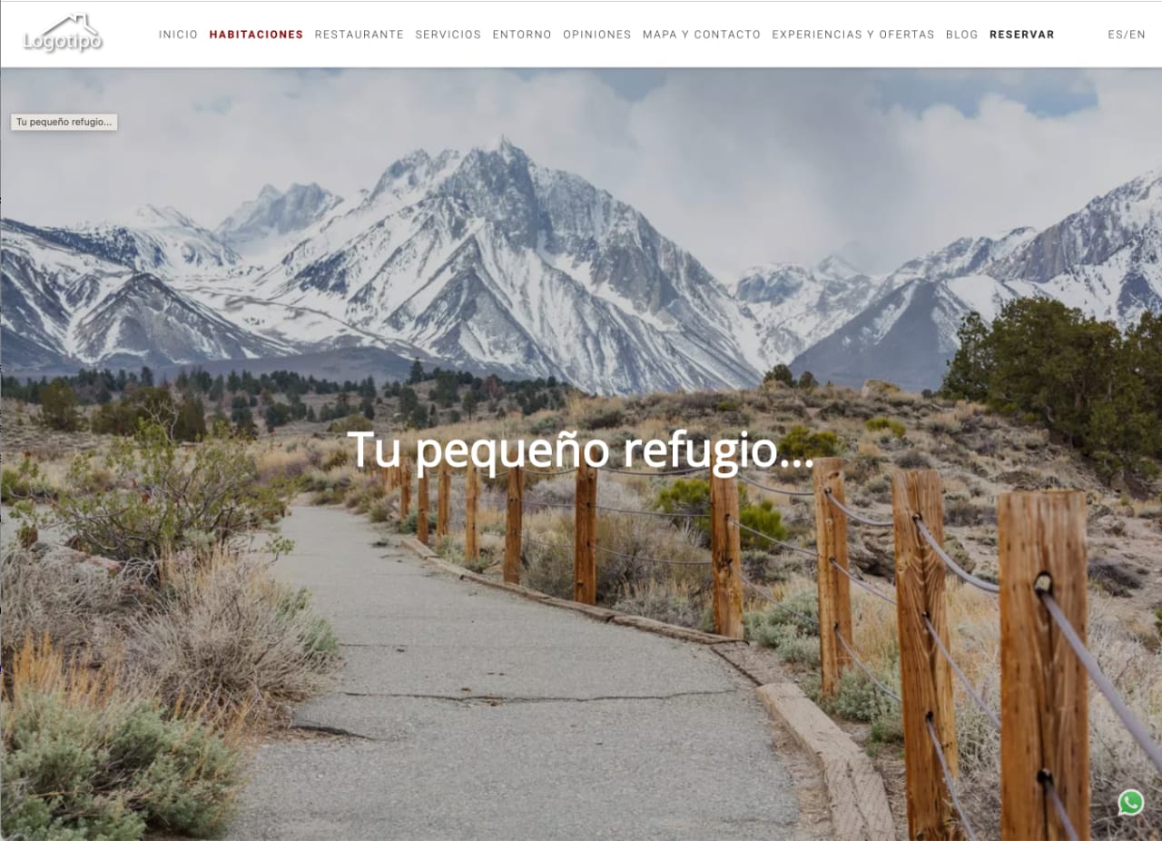 diseño web casas rurales