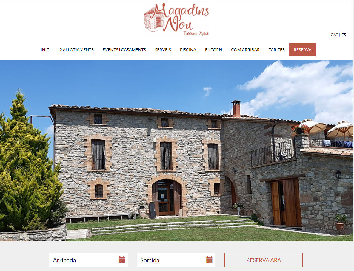 diseño web casas rurales