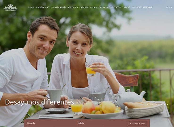 diseño web casas rurales