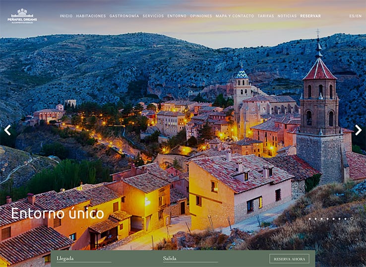 diseño web casas rurales