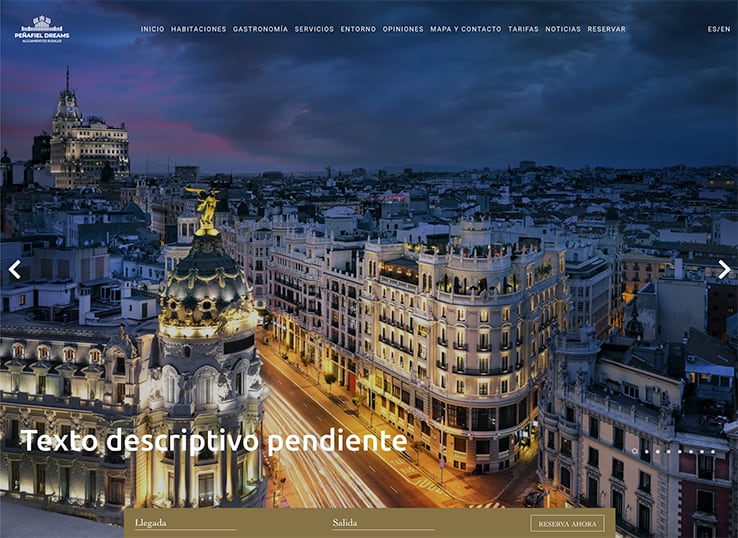 diseño web casas rurales