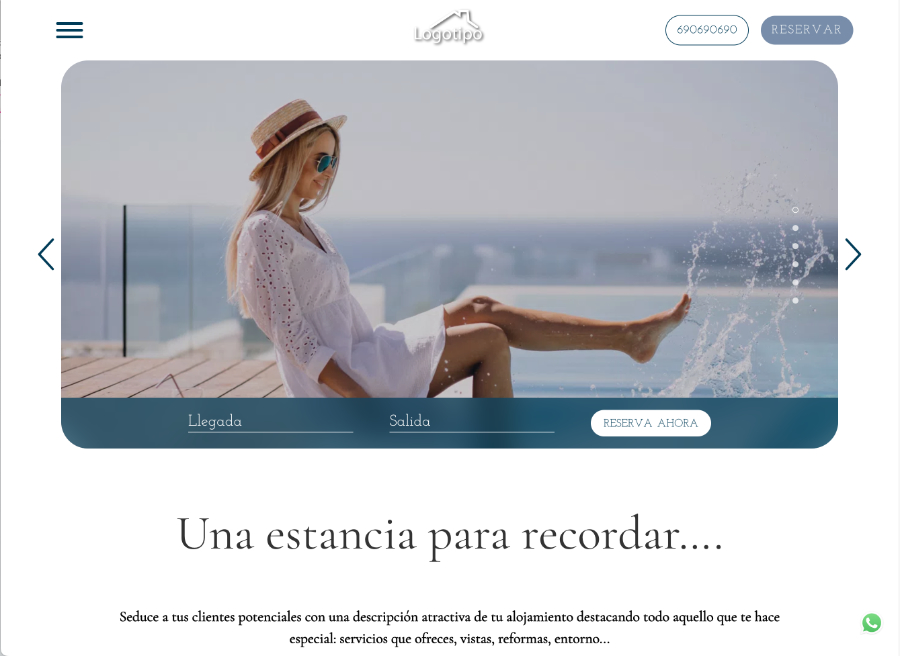 diseño web casas rurales