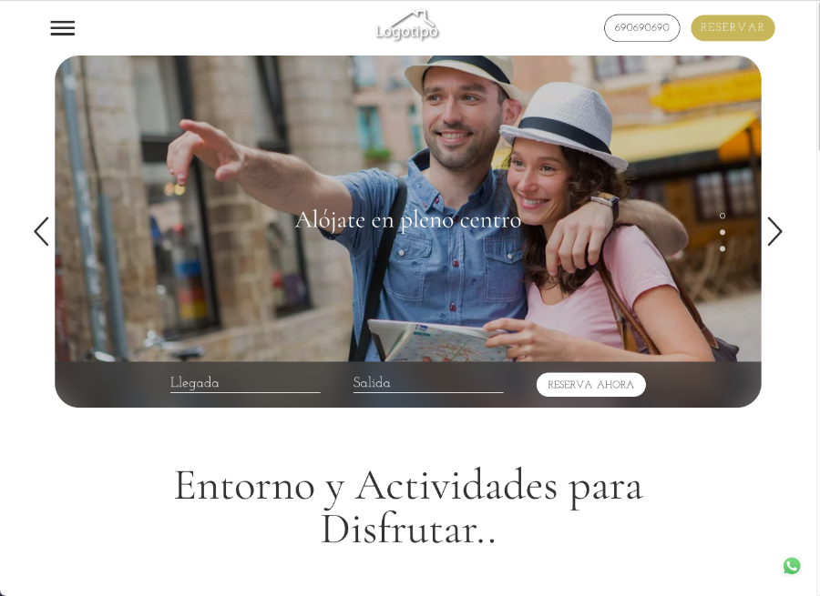 diseño web casas rurales