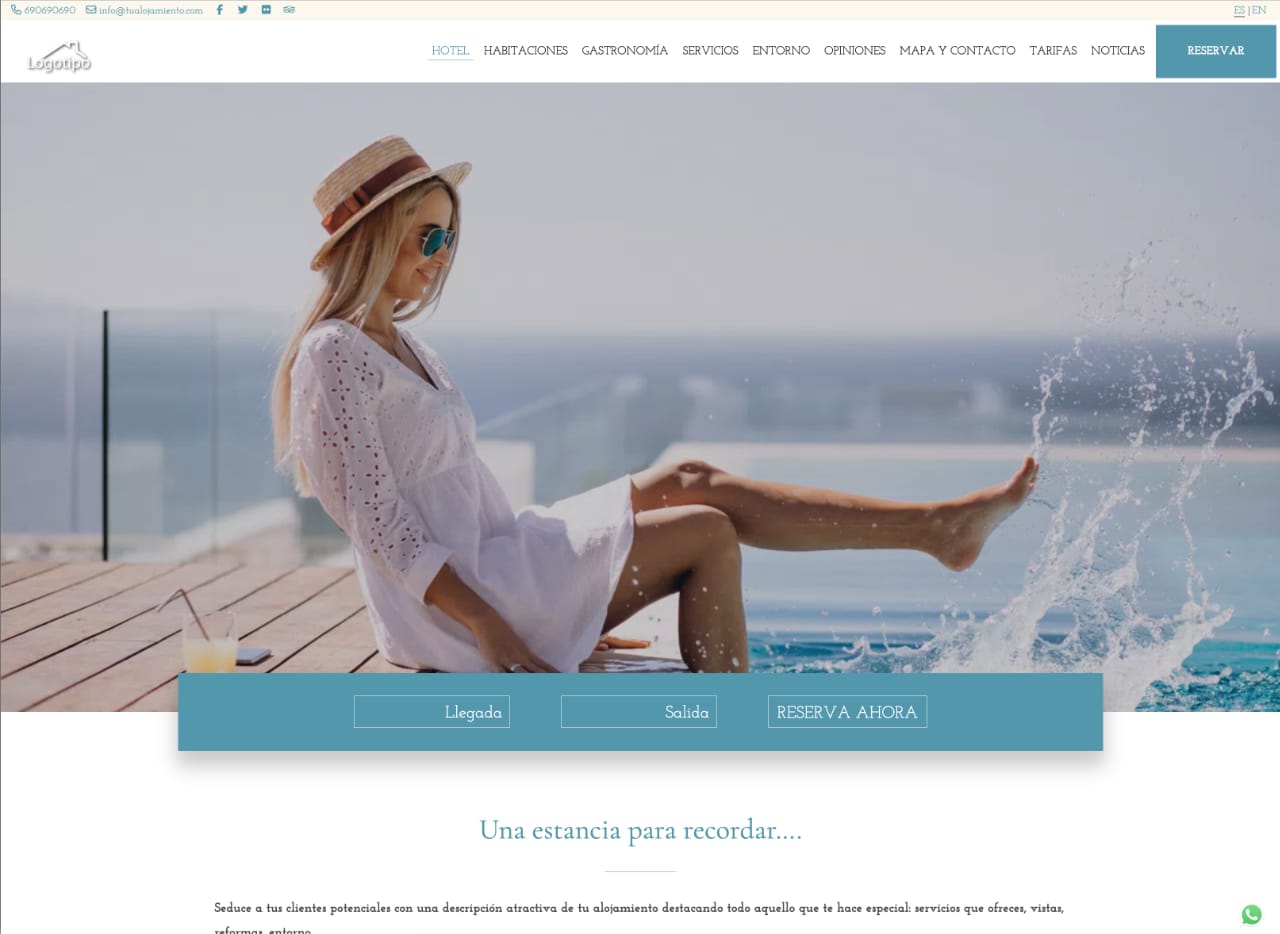 diseño web casas rurales