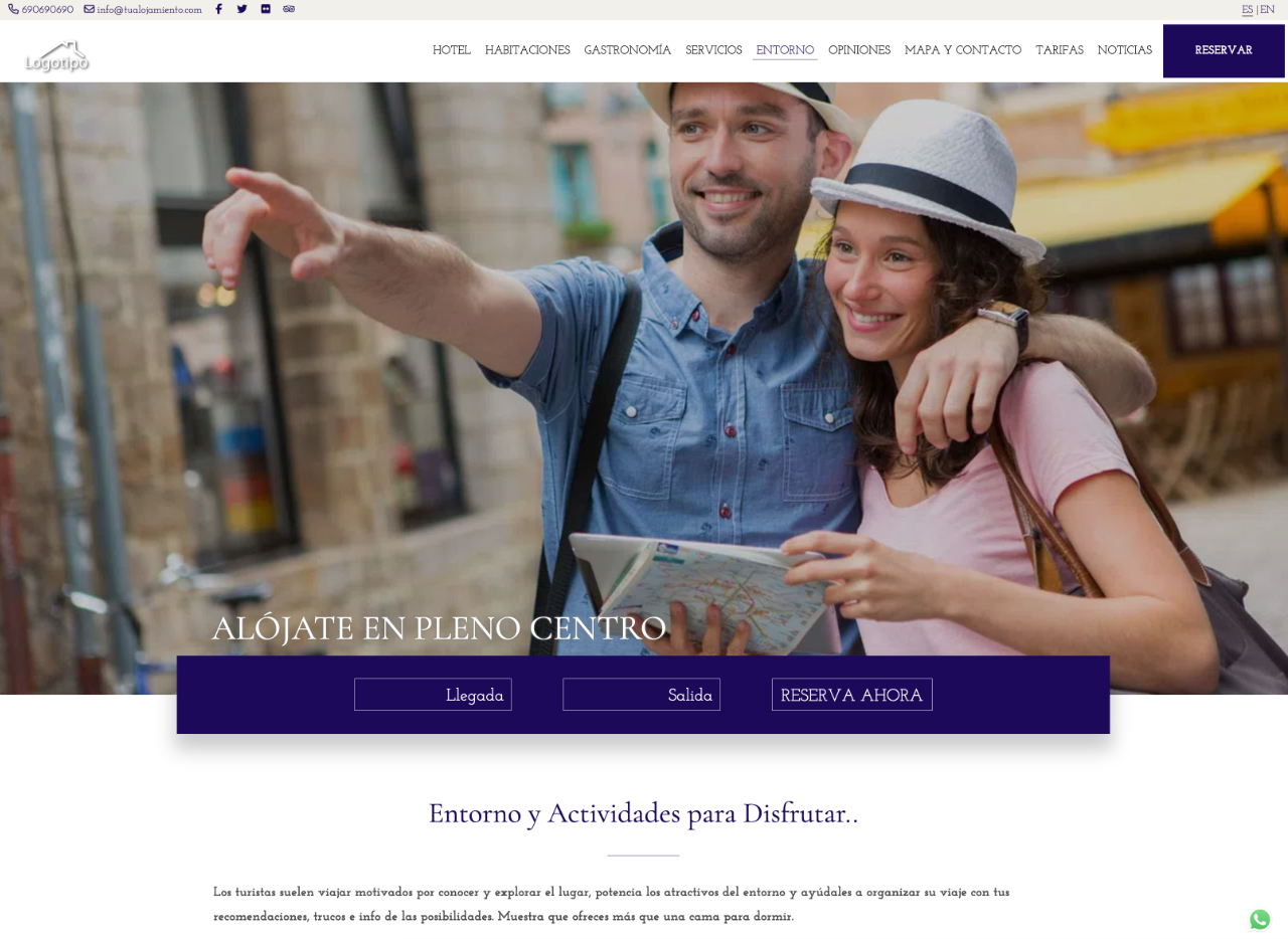 diseño web casas rurales